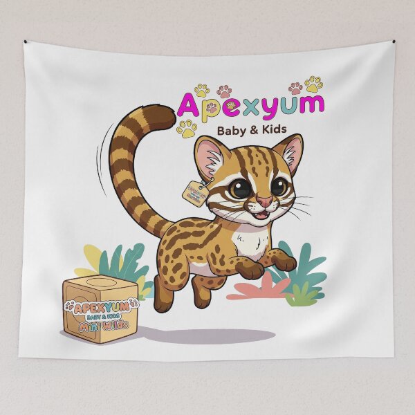Item preview, MINI OCELOT APEXYUM BABY & KIDS MINI WILD COLLECTION designed and sold by APEXYUM.