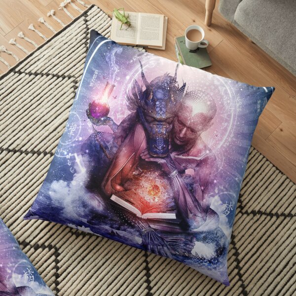 Perhaps The Dreams Are Of Soulmates Floor Pillow