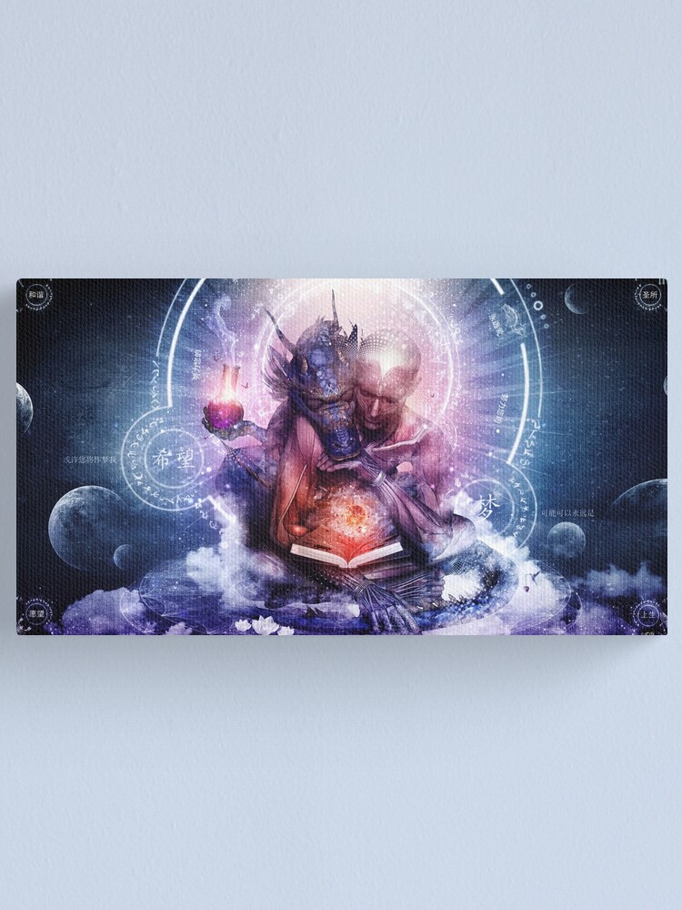 Alternate view of Perhaps The Dreams Are Of Soulmates Canvas Print