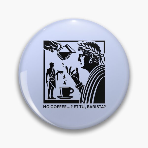 Item preview, no coffee et tu barista 1 designed and sold by coffee-life-designs.