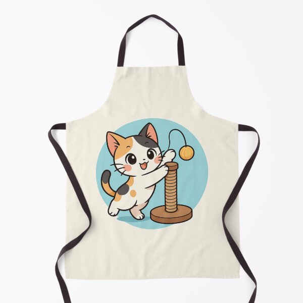 Item preview, Calico Kitten On Tiny Scratcher designed and sold by Yuliya Brush.