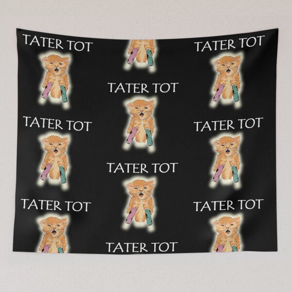 Item preview, Tater tot cat - tater tot cat designed and sold by Cadamurrovault.