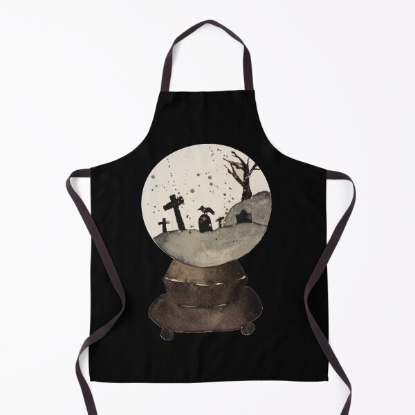 Item preview, Cemetery Snow Globe Watercolor designed and sold by Whispering Raven.