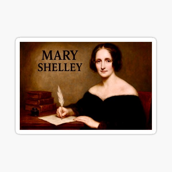 Item preview, Mary Shelly - author of Frankenstein designed and sold by Steffani Lehmann.