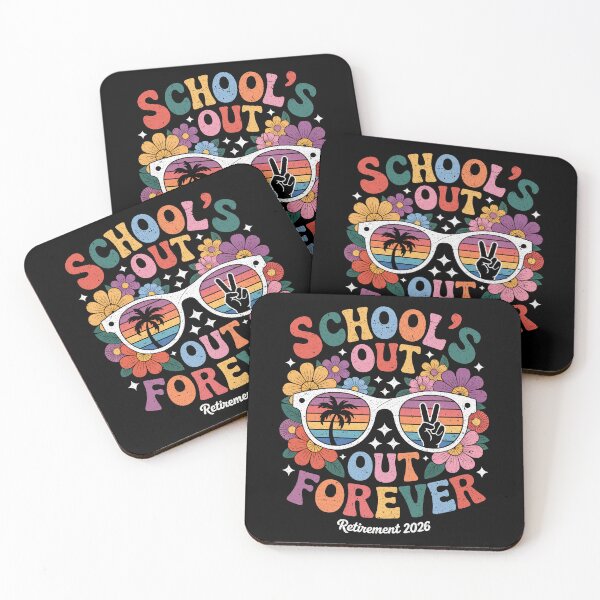Item preview, School's Out Forever Teacher Retirement 2026 Groovy Retro designed and sold by G350.