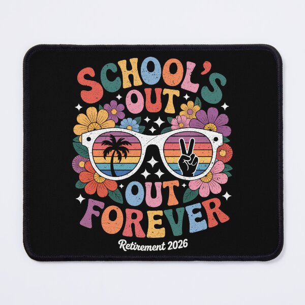 Item preview, School's Out Forever Teacher Retirement 2026 Groovy Retro designed and sold by G350.