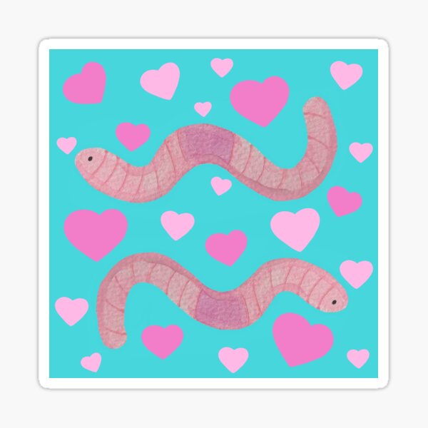 Item preview, Worm heart pattern designed and sold by Bugbotherer30.