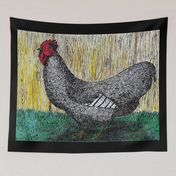 Item preview, Cross Hatched Chicken designed and sold by Bellewood222.