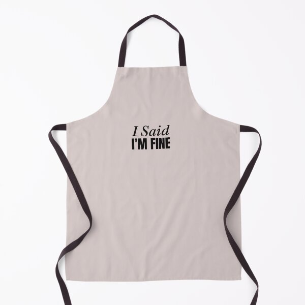 Item preview, I Said I’M FINE – Bold Mental Health Quote Design designed and sold by Tami0673.