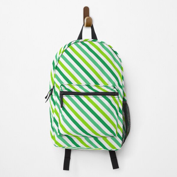 Item preview, St. Patricks Day Oblique Green Stripes Collection designed and sold by TrendyDesigne412.