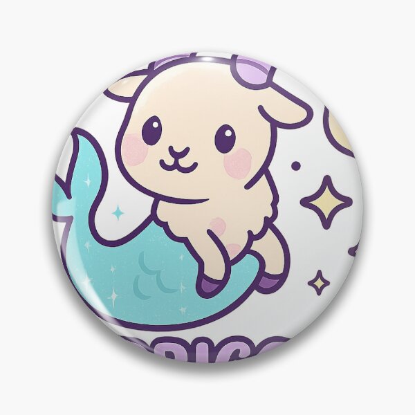 Item preview, Super sweet Capricorn zodiac art! designed and sold by starscriber1.