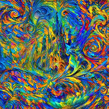 Artwork thumbnail, Echoes of a Cat in Colorstorm by blackhalt