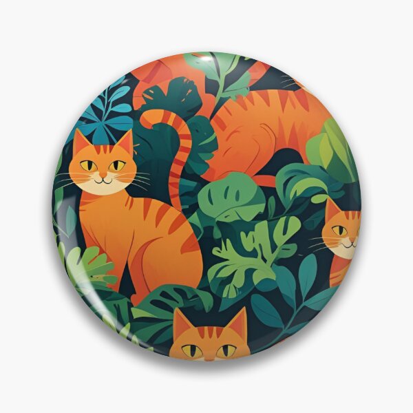 Item preview, Orange Cat Pattern designed and sold by PatronesKawai.