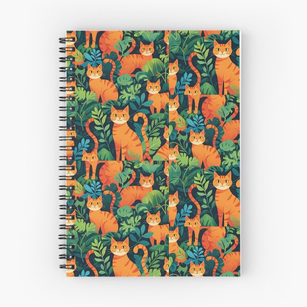 Item preview, Orange Cat Pattern designed and sold by PatronesKawai.