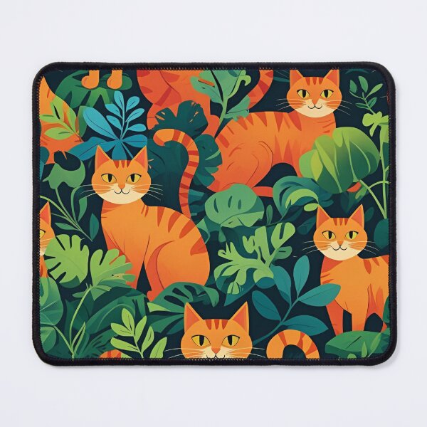 Item preview, Orange Cat Pattern designed and sold by PatronesKawai.