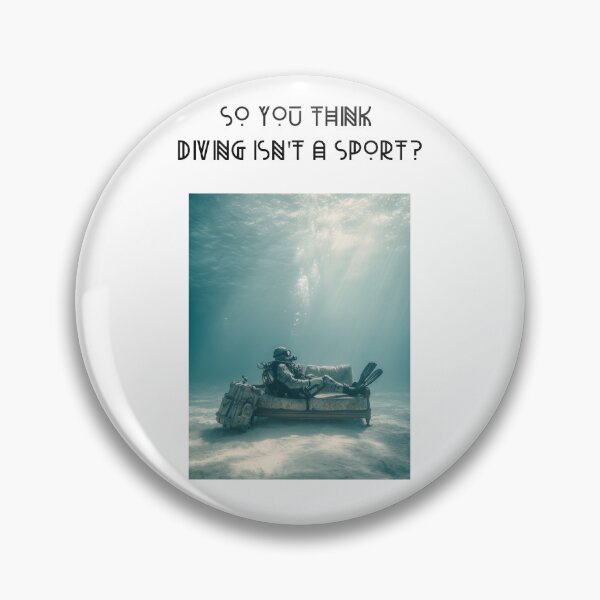 Item preview, Funny diver design designed and sold by Heynsa.