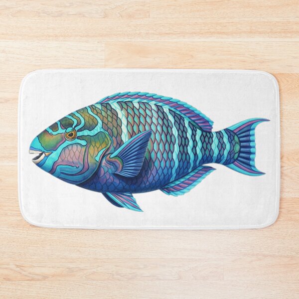 Item preview, Blue-barred parrotfish designed and sold by 4rtistcDrift.