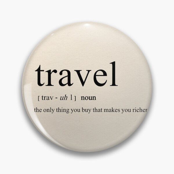 Item preview, 'Travel - the only thing you buy that makes you richer' Typography / Quote / Dictionary Print onto Book Page  designed and sold by R Bex.