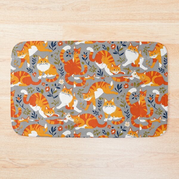 Item preview, Orange Cat Pattern designed and sold by PatronesKawai.
