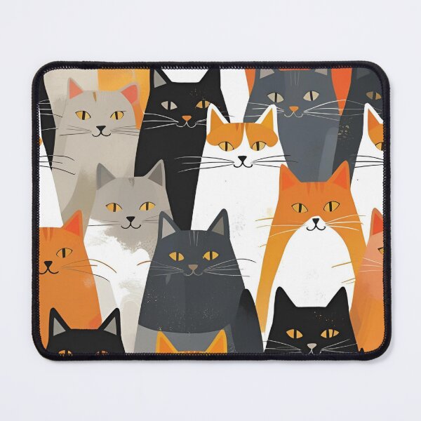 Item preview, Orange Cat Pattern designed and sold by PatronesKawai.