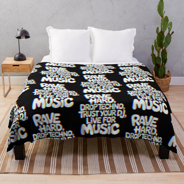Item preview, Rave Hard Drop Techno | EDM Quote Design for Ravers & DJs designed and sold by Qudkin.