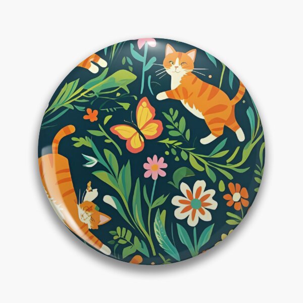 Item preview, Orange Cat Pattern designed and sold by PatronesKawai.