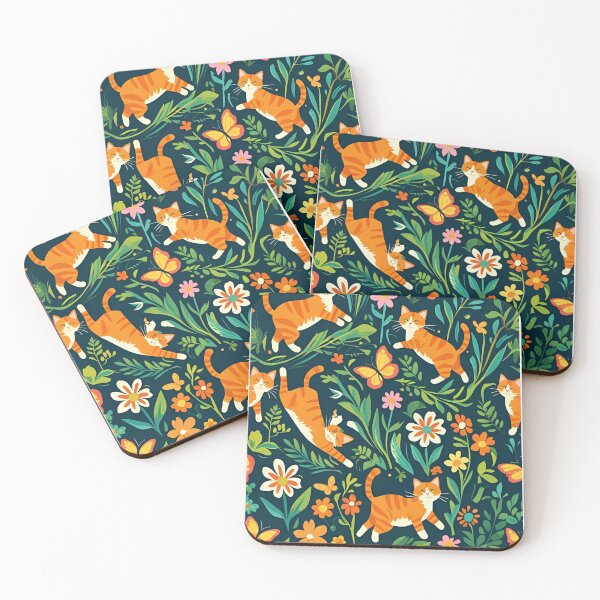 Item preview, Orange Cat Pattern designed and sold by PatronesKawai.