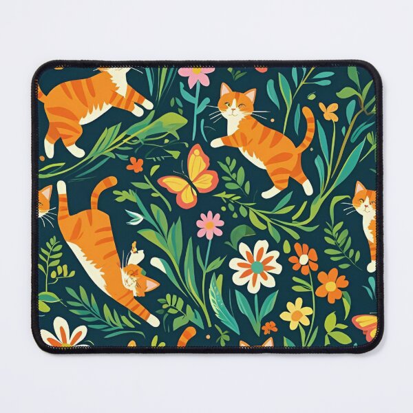 Item preview, Orange Cat Pattern designed and sold by PatronesKawai.