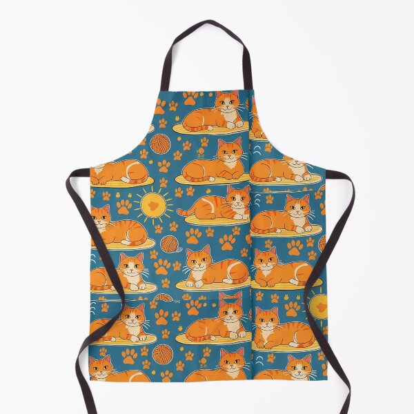 Item preview, Orange Cat Pattern designed and sold by PatronesKawai.