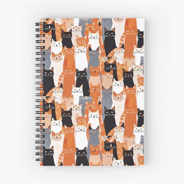 Item preview, Orange Cat Pattern designed and sold by PatronesKawai.