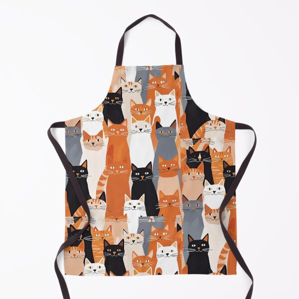Item preview, Orange Cat Pattern designed and sold by PatronesKawai.