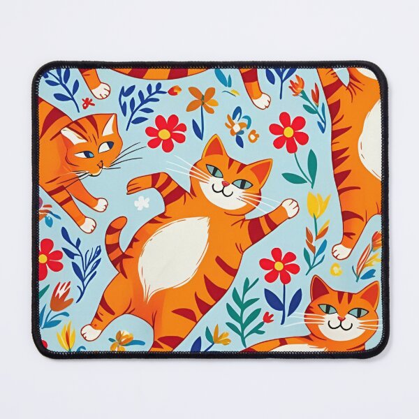 Item preview, Orange Cat Pattern designed and sold by PatronesKawai.