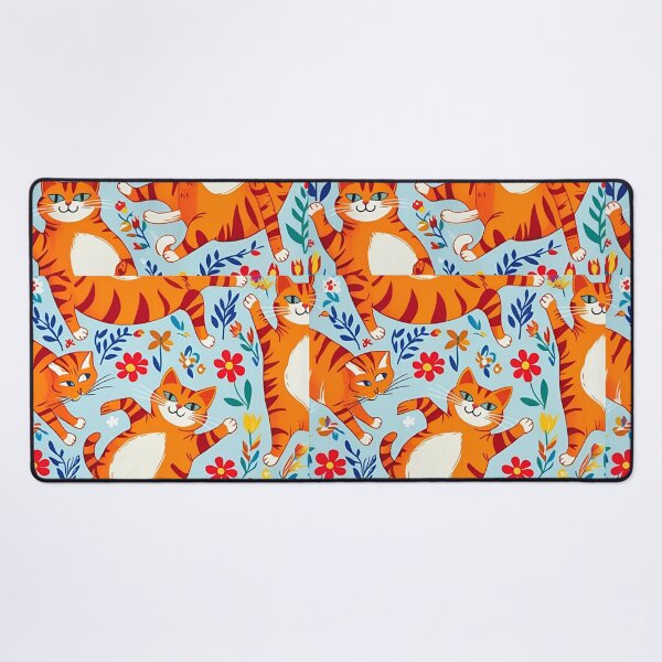 Item preview, Orange Cat Pattern designed and sold by PatronesKawai.