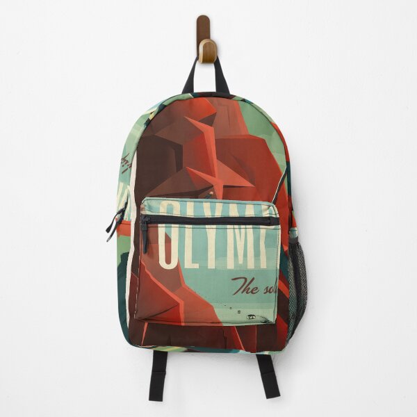 Item preview, SUMMIT OLYMPUS MONS VINTAGE ART designed and sold by MarkedArtPrints.