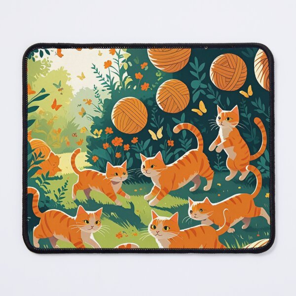 Item preview, Orange Cat Pattern designed and sold by PatronesKawai.