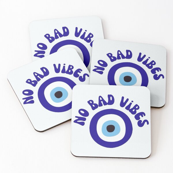 Item preview, No Bad Vibes Evil Eye designed and sold by lea-lani.