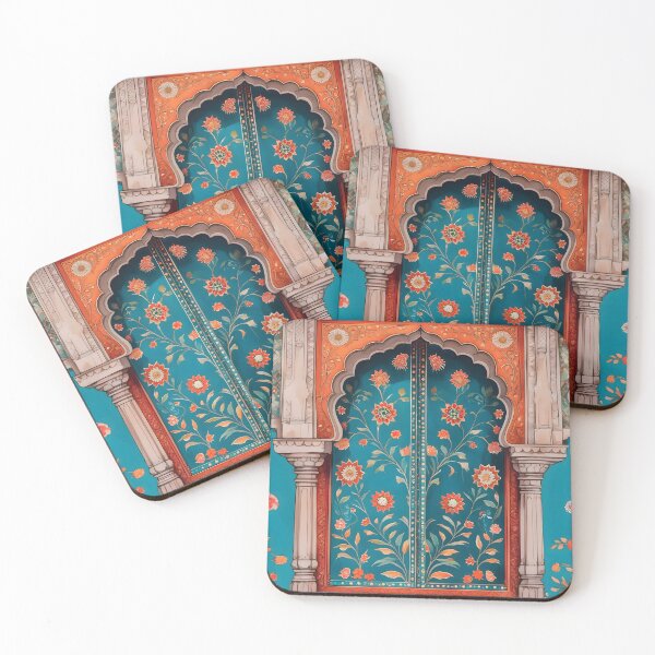 Item preview, Rajasthani Jharokha Window Art Print – Traditional Indian Architecture Design designed and sold by Haus Of K.