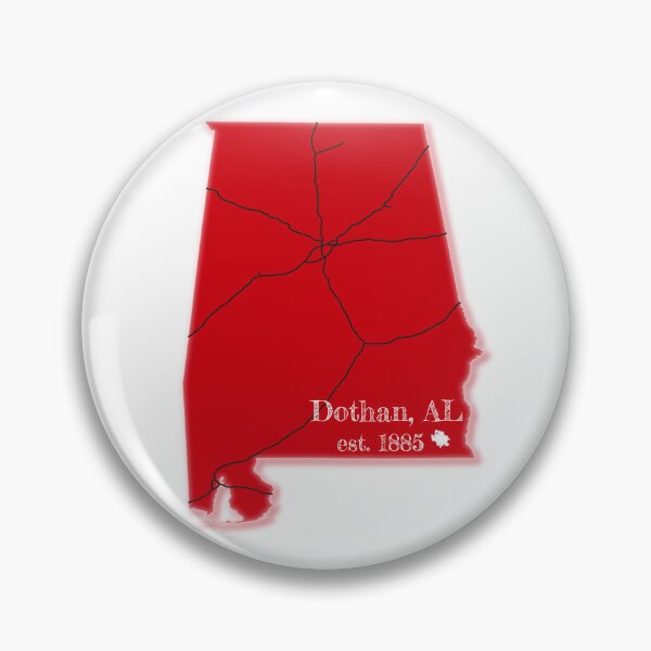 Item preview, Dothan, AL [Red] designed and sold by PhilbonianDezin.