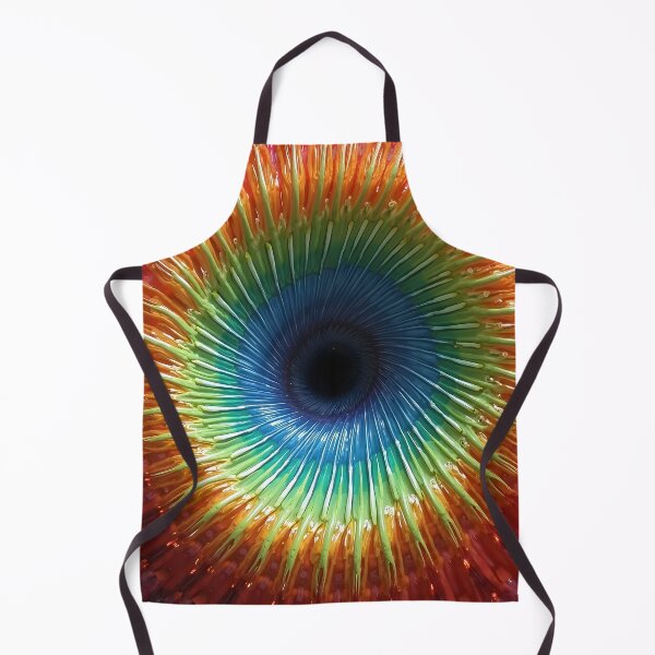 Item preview, Rainbow Vortex Bloom – Psychedelic Glass Spiral Artwork designed and sold by Emilia-Design.