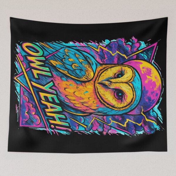Item preview, Owl Yeah! Vaporwave designed and sold by TomFrontierArt.