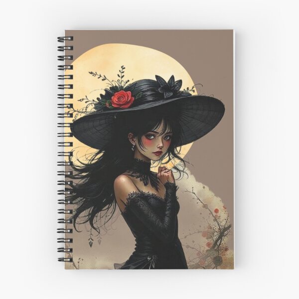 Artikelvorschau, Dunkle Illustration, inspiriert von Mode und Horror entworfen und verkauft von B.P.Fashion.