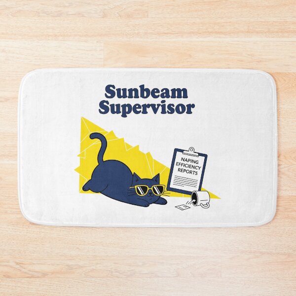 Item preview, Sunbeam Supervisor - Lazy Cat on Duty designed and sold by Amir Faysal.