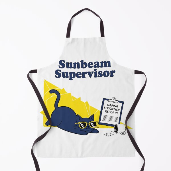 Item preview, Sunbeam Supervisor - Lazy Cat on Duty designed and sold by Amir Faysal.