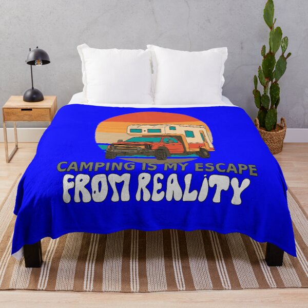 Item preview, Happy Camper Funny Camping Camping Is My Escape From Reality  designed and sold by fantasticdesign.