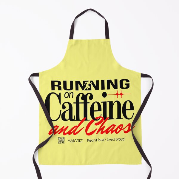 Item preview, RUNNING ON CAFFEINE AND CHAOS designed and sold by Maioriz.