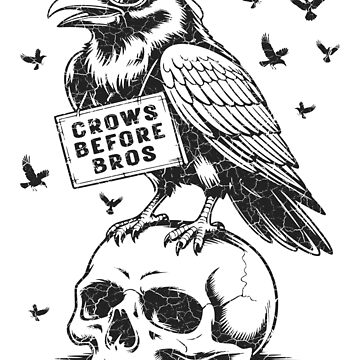 Artwork thumbnail, Crows Before Bros Vintage Crackle by EthosWear
