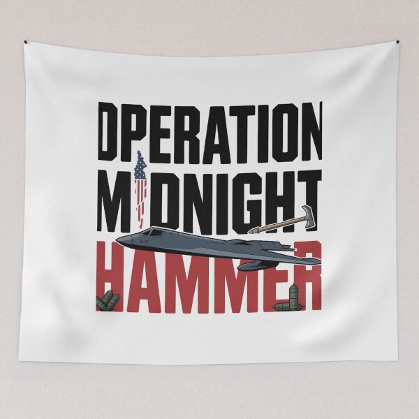 Artikelvorschau, „Operation Midnight Hammer“: Stealth-Bomber & T-Shirt mit amerikanischer Flagge entworfen und verkauft von MIMSCorneR.
