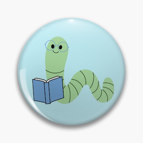 Item preview, Book Worm Reading Lover designed and sold by Magnolia Valley Art.
