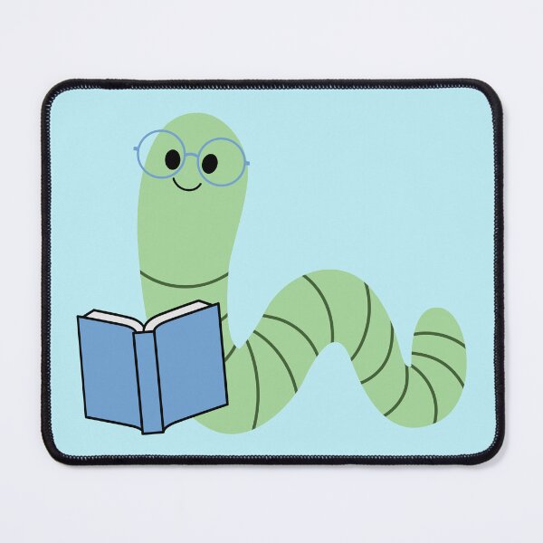 Item preview, Book Worm Reading Lover designed and sold by Magnolia Valley Art.