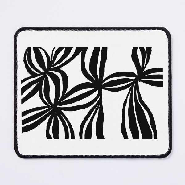 Item preview, Black and White Organic Pattern Flow designed and sold by mercebujons.